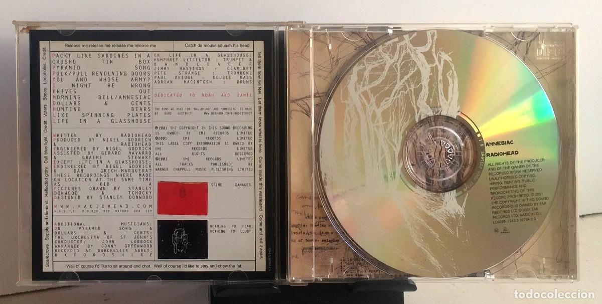 CDs de m&uacute;sica: Radiohead - Amnesiac - CD - Foto 3