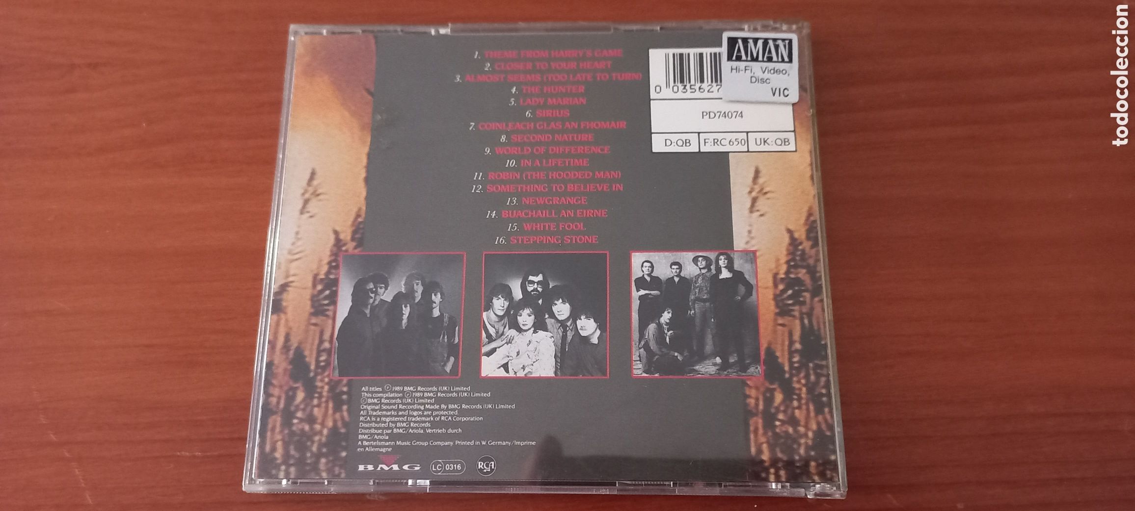 CDs de m&uacute;sica: Clannad CD Past Present BMG - Foto 3