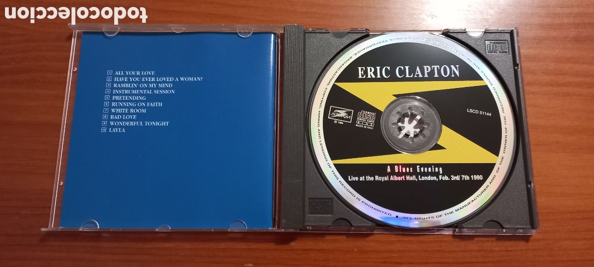 CDs de m&uacute;sica: Eric Clapton CD A Blues Evening - Foto 2