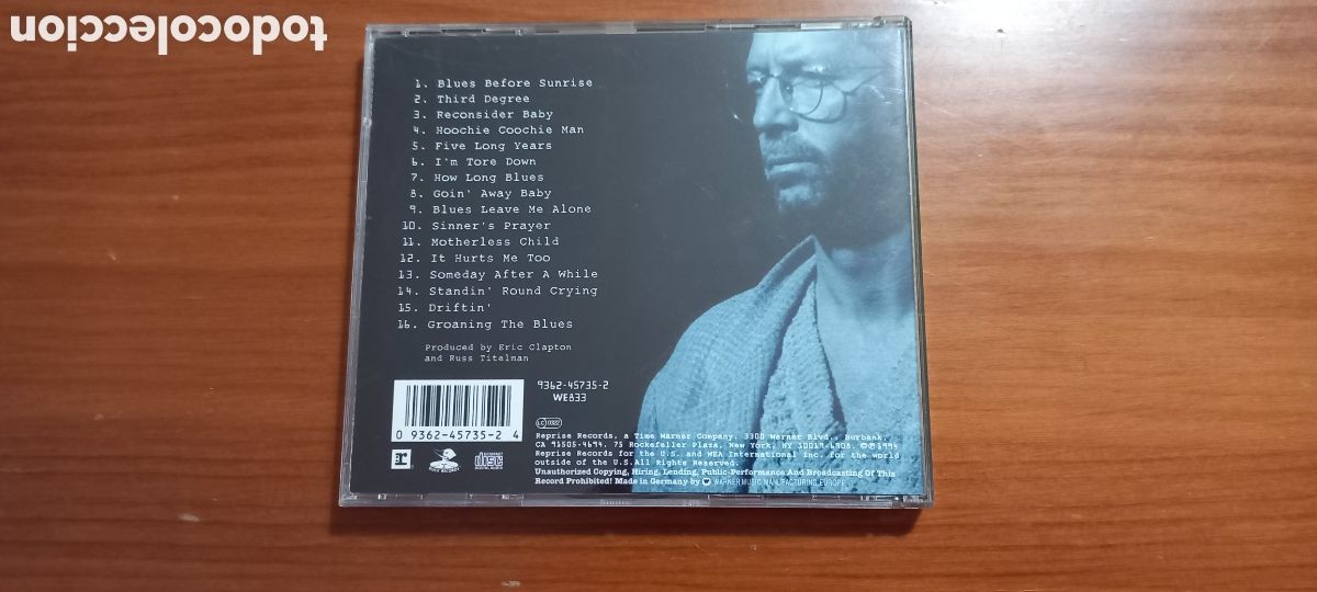 CDs de m&uacute;sica: Eric Clapton CD From the Cradle - Foto 3