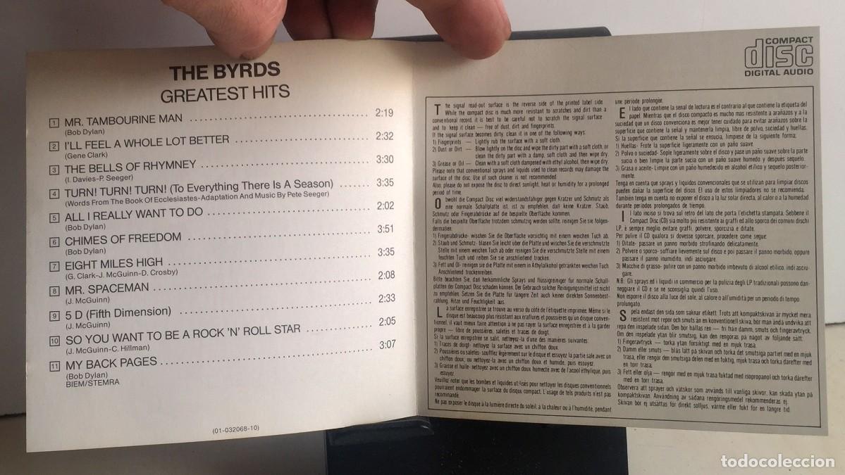 CDs de m&uacute;sica: The Byrds - Greatest Hits - CD - Foto 4