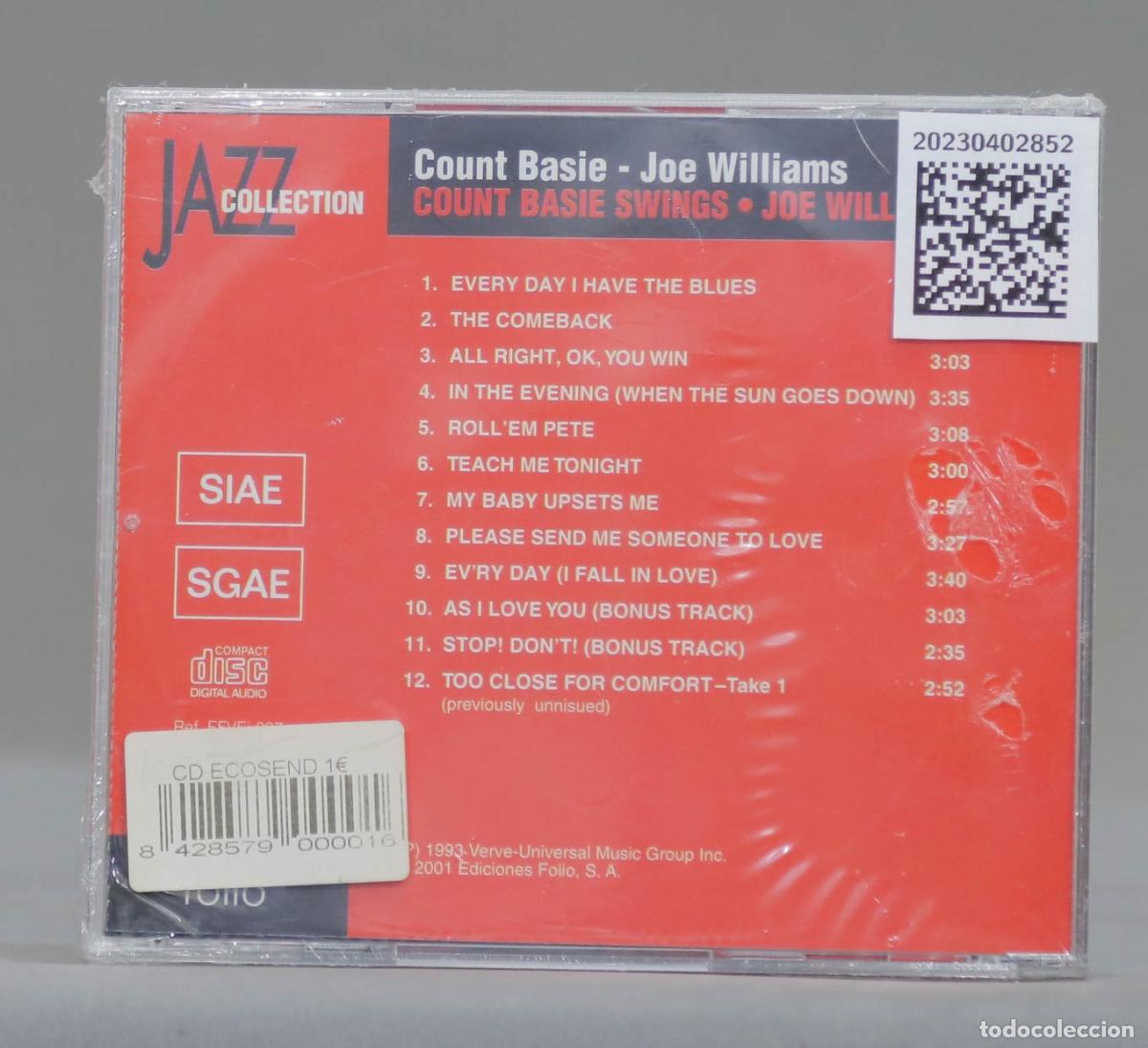 CDs de m&uacute;sica: CD. BASIE. WILLIAM. JAZZ COLLECTIONS. PRECINTADO - Foto 2