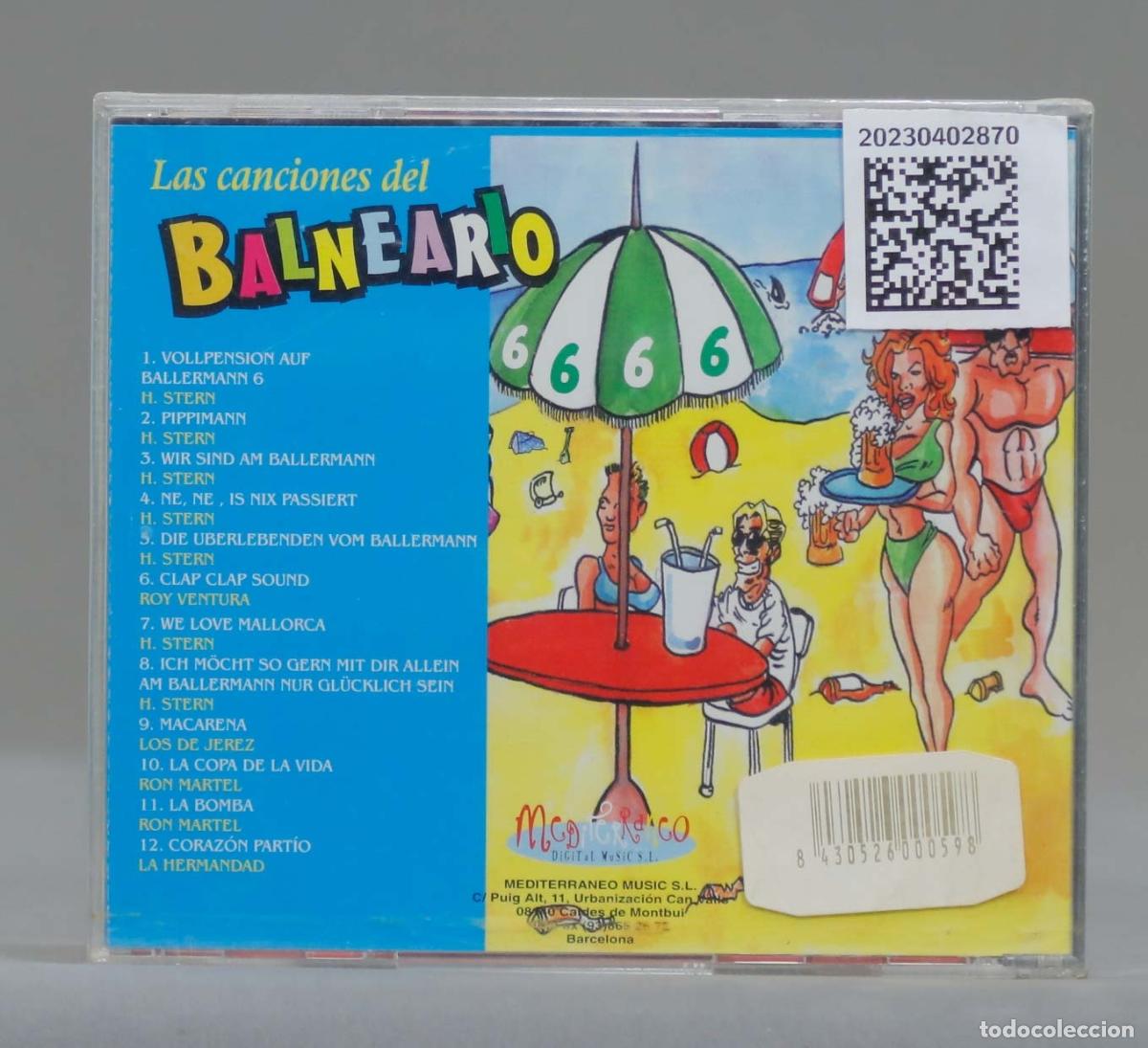 CDs de m&uacute;sica: CD. CANCIONES DEL BALNEARIO. PRECINTADO - Foto 2