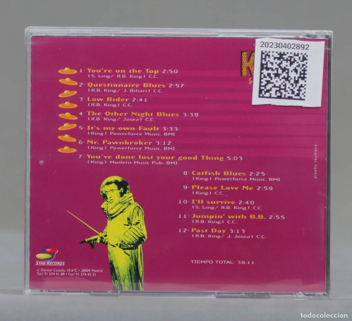 CDs de m&uacute;sica: CD. B.B. King &ndash; 12 Grandes &Eacute;xitos En Versi&oacute;n Original. PRECINTADO - Foto 2