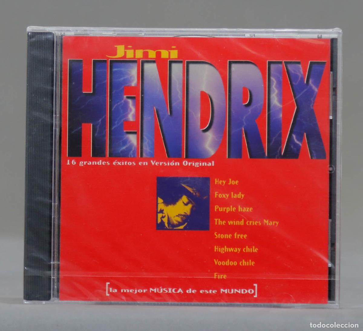CDs de m&uacute;sica: CD. Jimi Hendrix &ndash; 16 Grandes &Eacute;xitos En Versi&oacute;n Original. PRECINTADO - Foto 1