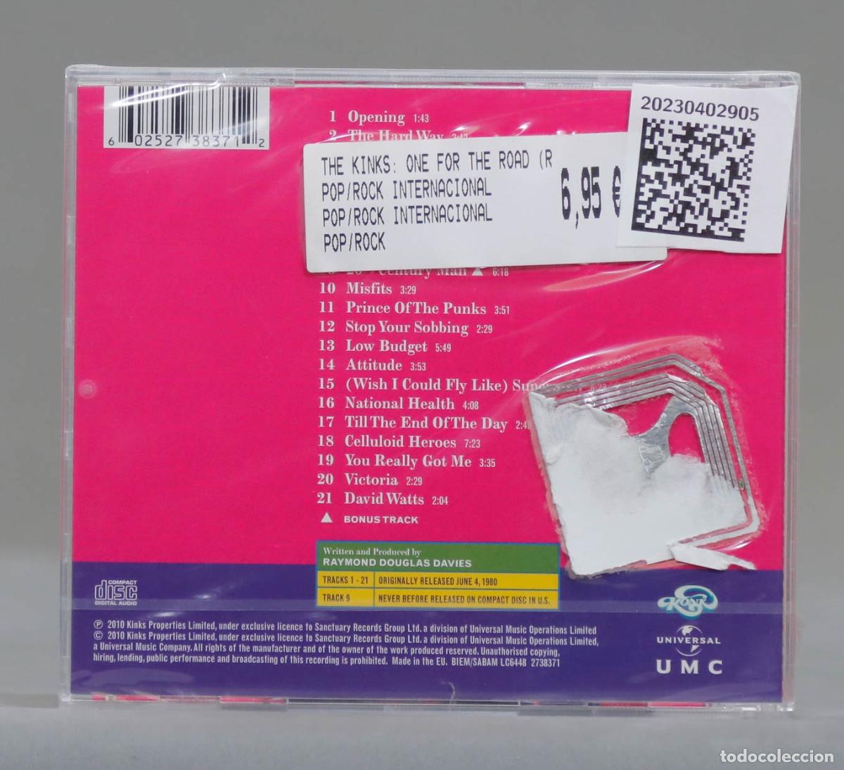 CDs de m&uacute;sica: CD. The Kinks &ndash; One For The Road. PRECINTADO - Foto 2