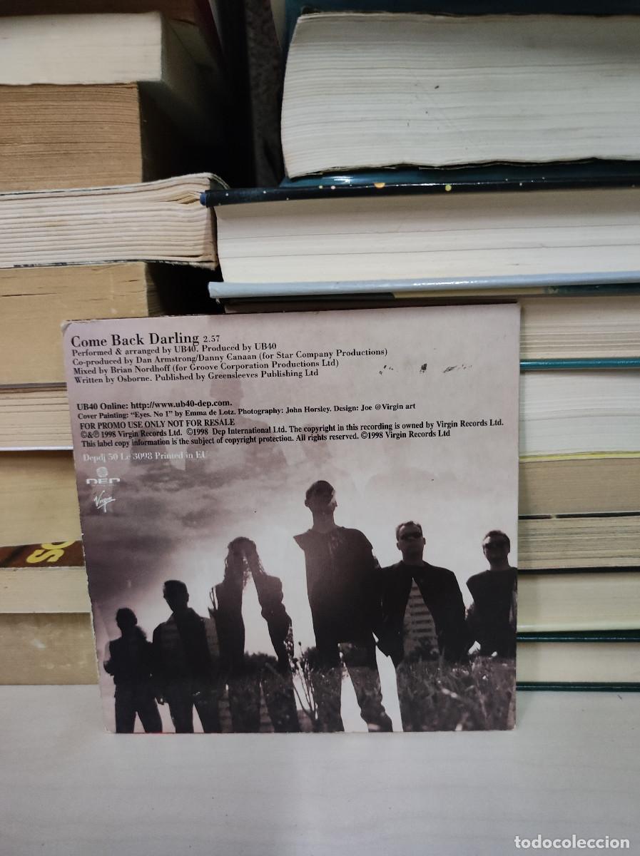 CDs de m&uacute;sica: UB40 &ndash; Come Back Darling - Foto 2