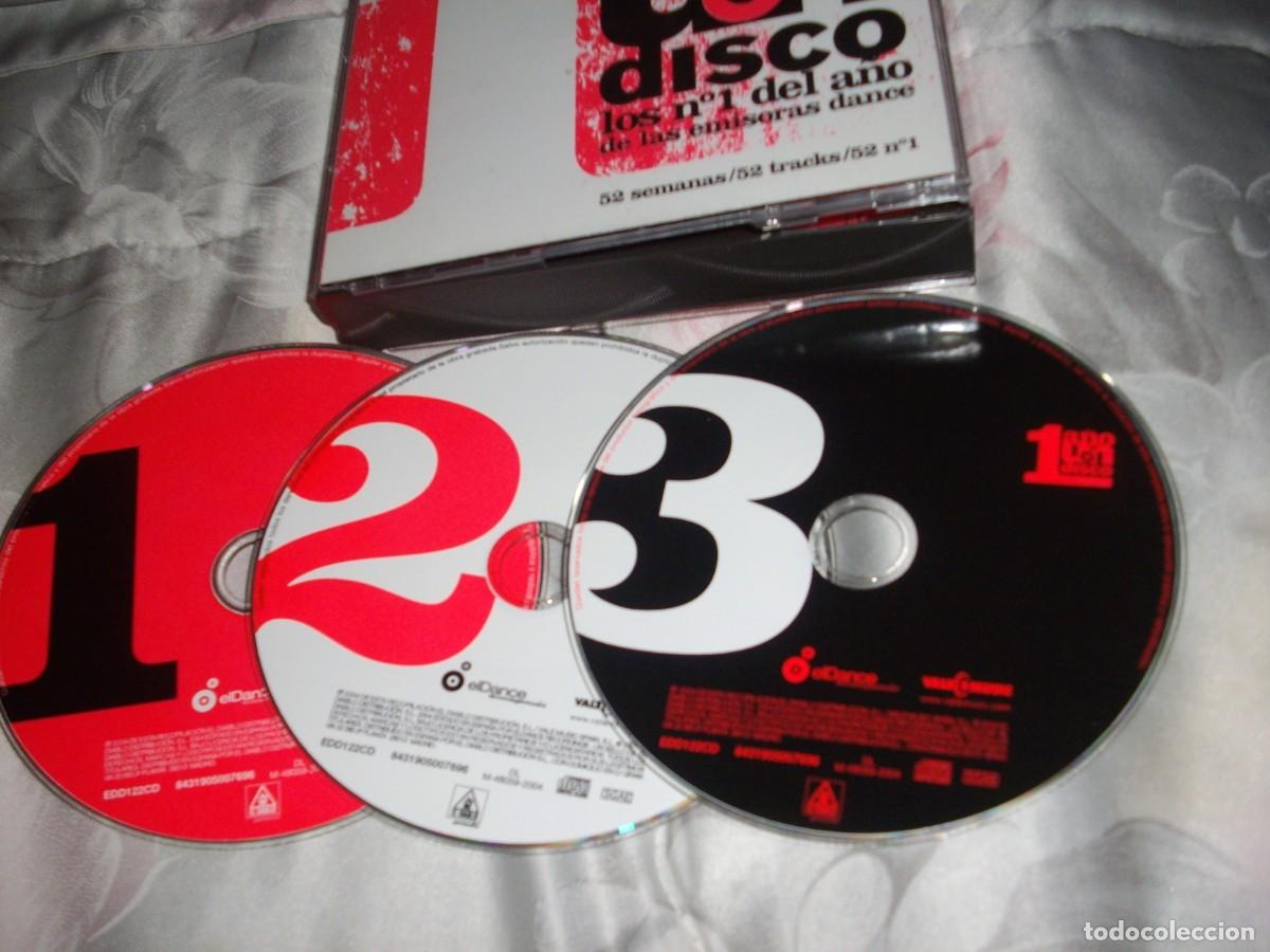 CDs de m&uacute;sica: Cd. UN A&Ntilde;O UN DISCO. Los n&ordm; 1 de las emisoras dance - Foto 3