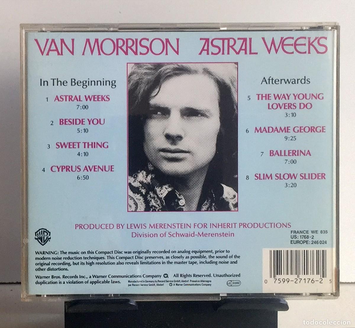 CDs de m&uacute;sica: Van Morrison - Astral Weeks - CD - Foto 2