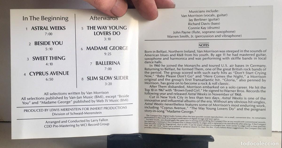CDs de m&uacute;sica: Van Morrison - Astral Weeks - CD - Foto 4