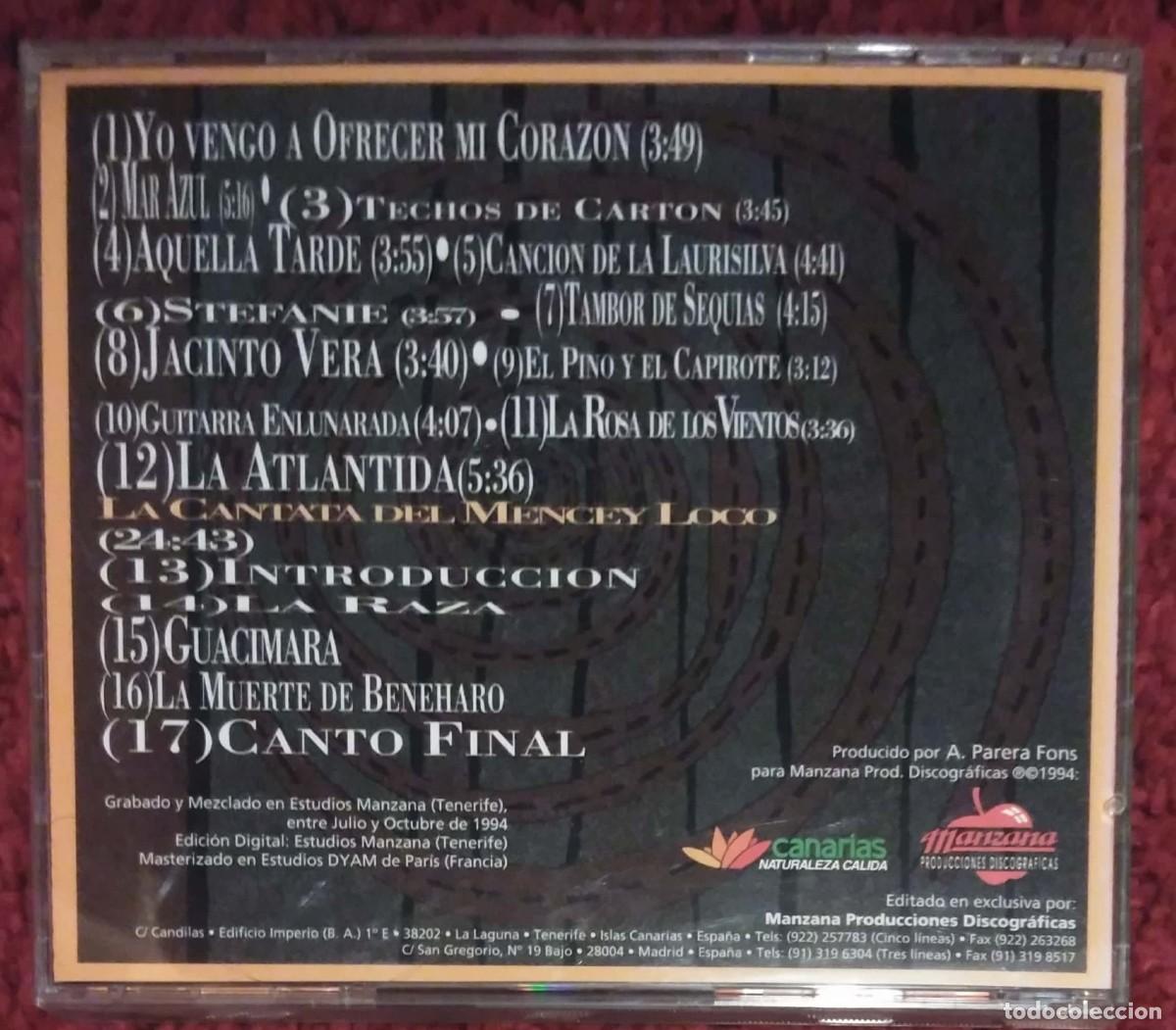 CDs de m&uacute;sica: LOS SABANDE&Ntilde;OS (ATLANTIDA) CD 1994 - Foto 2
