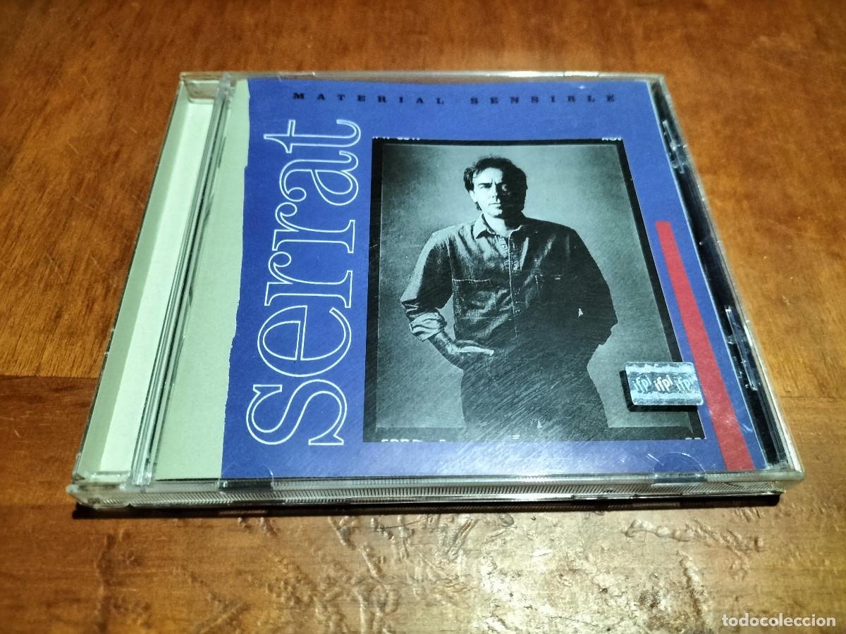 CDs de m&uacute;sica: JOAN MANUEL SERRAT. MATERIAL SENSIBLE. CD EN BUEN ESTADO. - Foto 1