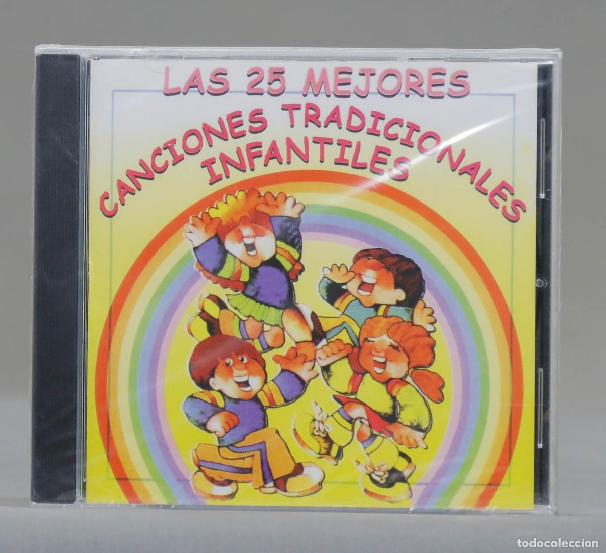 CDs de m&uacute;sica: CD. LAS 25 MEJORES CANCIONES TRADICIONALES INFANTILES. PRECINTADO