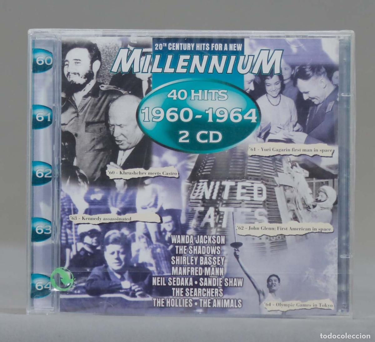 CDs de m&uacute;sica: 2 CD. 40 HITS. 1960-1964. PRECINTADO