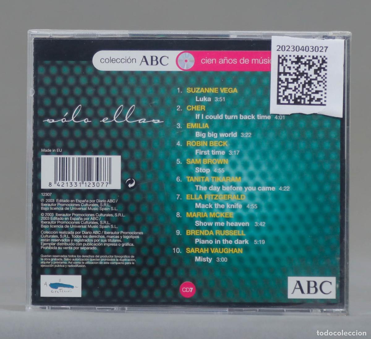 CDs de m&uacute;sica: CD. SOLO ELLAS. PRECINTADO - Foto 2