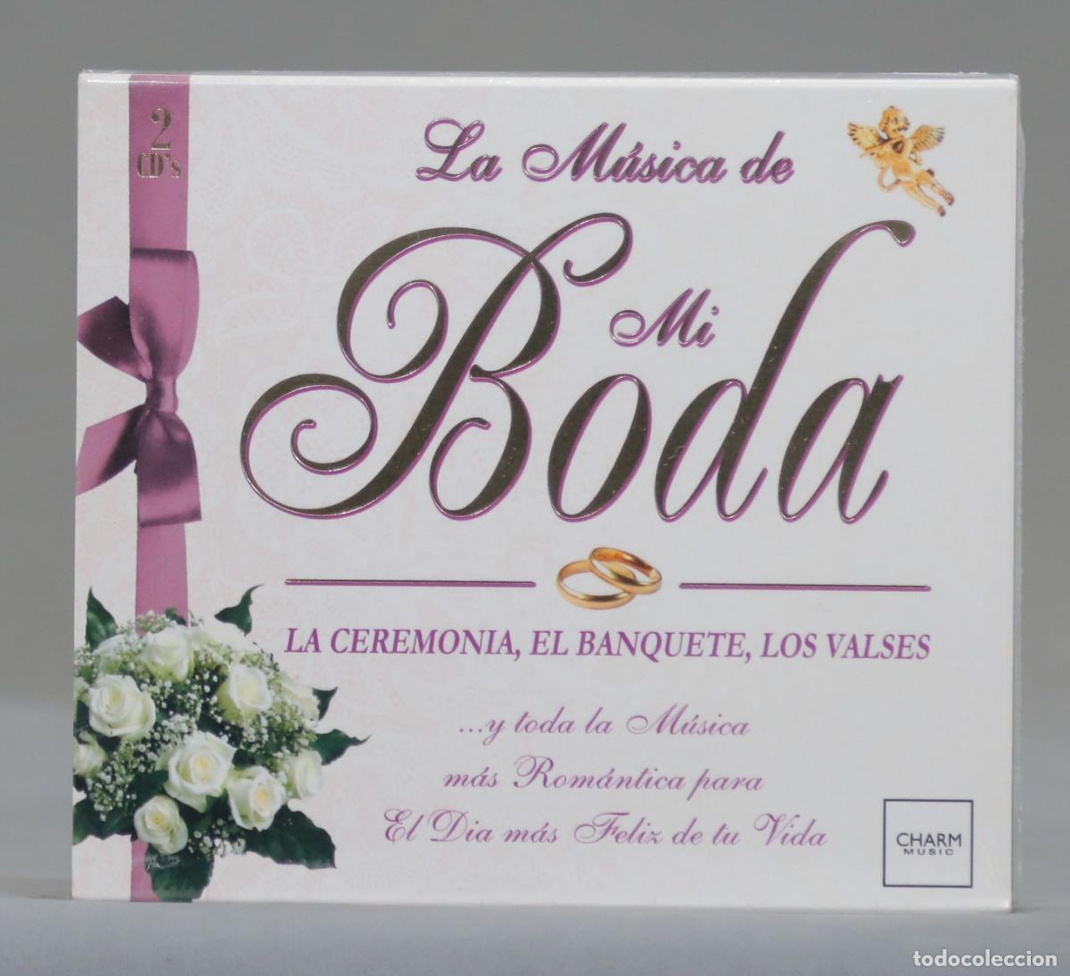 CDs de m&uacute;sica: 2 CD. LA MUSICA DE MI BODA. PRECINTADO