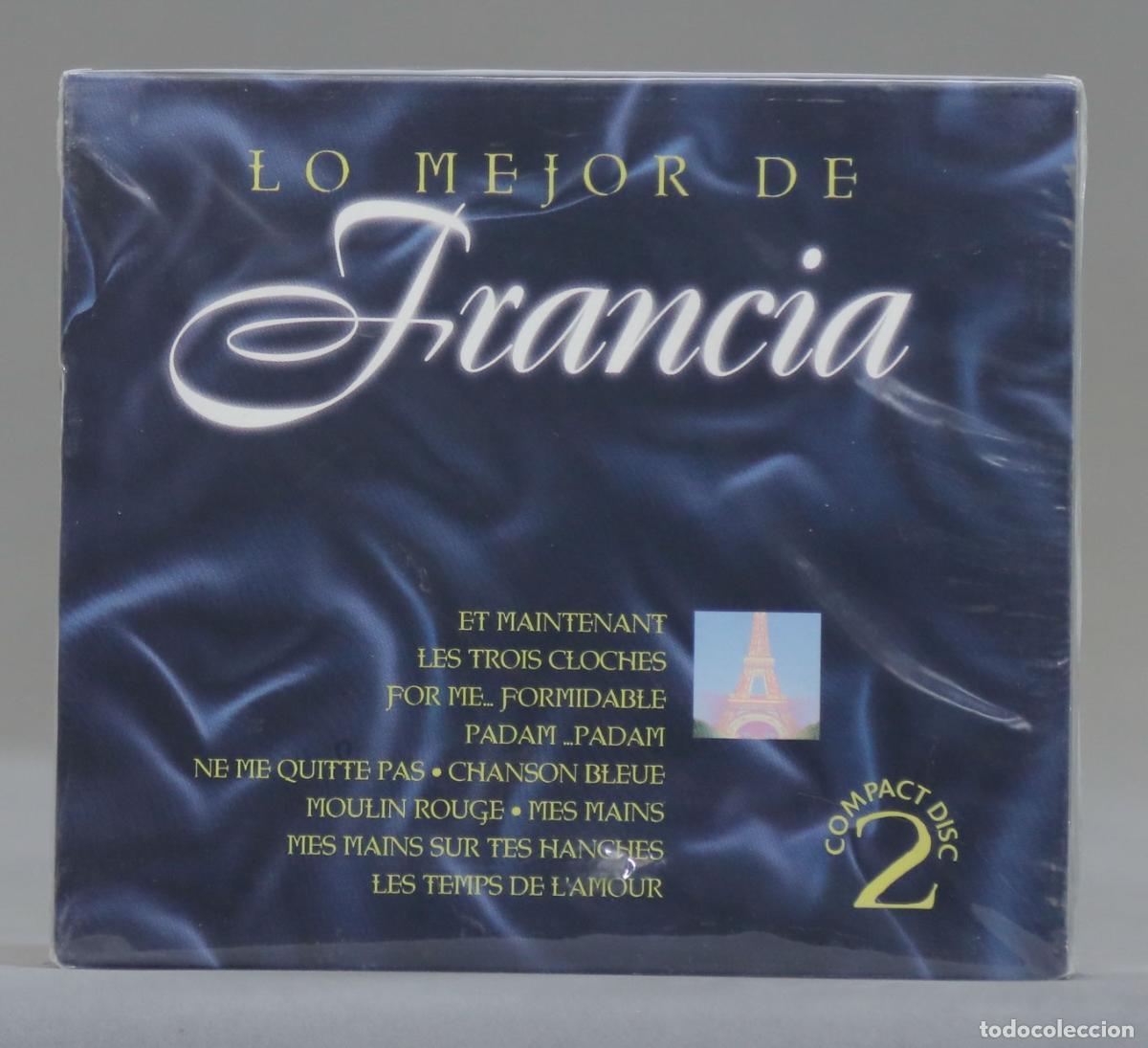 CDs de m&uacute;sica: 2 CD. LO MEJOR DE FRANCIA. PRECINTADO