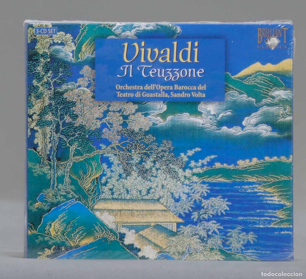 CDs de m&uacute;sica: 3 CD. Sandro Volta &ndash; Il Teuzzone. VIVALDI. PRECINTADO - Foto 1