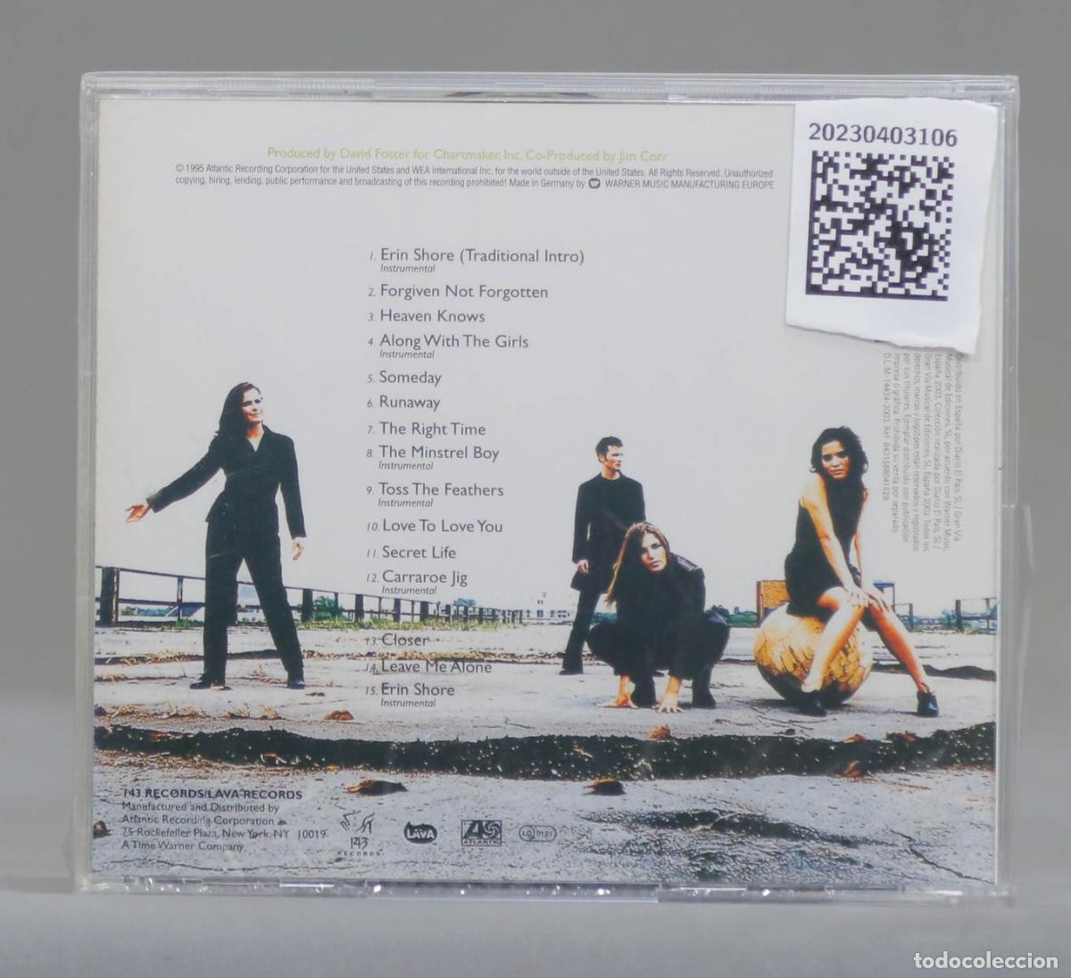 CDs de m&uacute;sica: CD. THE CORRS. FORGIVEN NOT FORGOTTEN. PRECINTADO - Foto 2