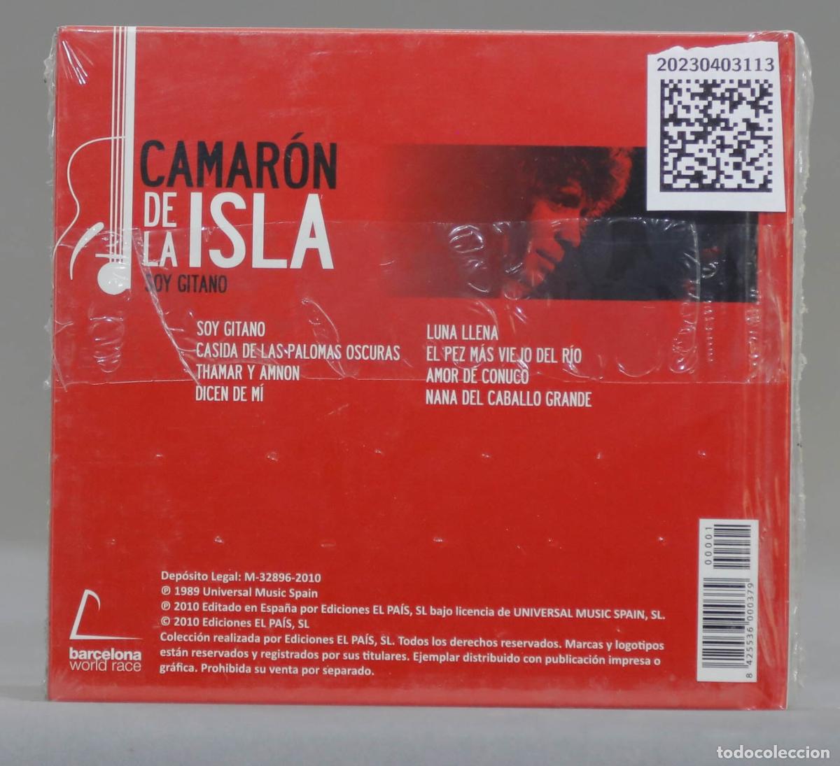 CDs de m&uacute;sica: CD. Camar&oacute;n De La Isla &ndash; Soy Gitano. PRECINTADO - Foto 2