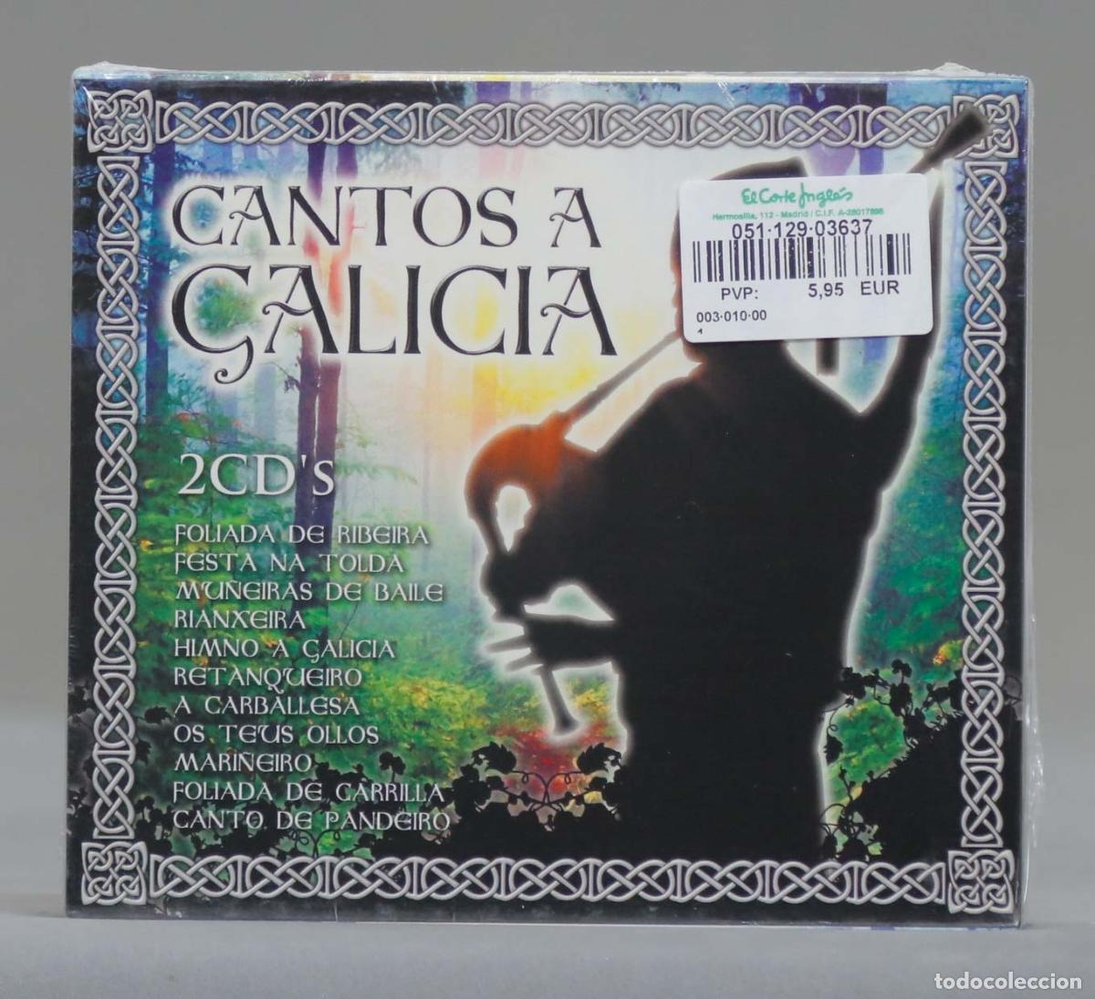CDs de m&uacute;sica: 2 CD. CANTOS A GALICIA. PRECINTADO - Foto 1