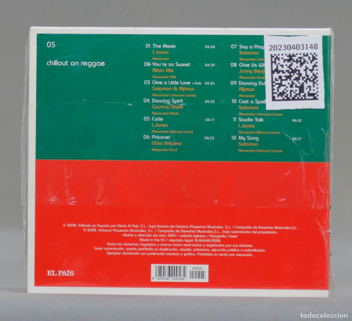 CDs de m&uacute;sica: CD. CHILLOUT ON REGGAE. PRECINTADO - Foto 2