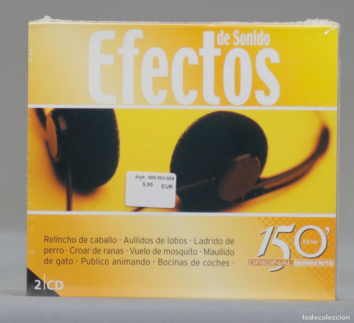 CDs de m&uacute;sica: 2 CD. EFECTOS DE SONIDO. PRECINTADO - Foto 1