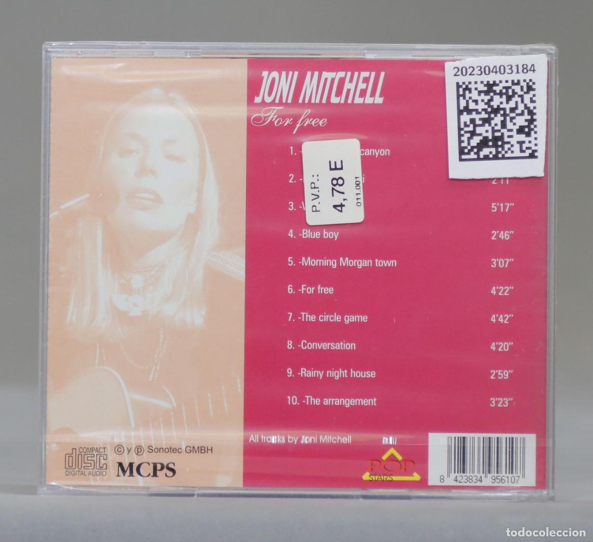 CDs de m&uacute;sica: CD. Joni Mitchell &ndash; For Free. PRECINTADO - Foto 2