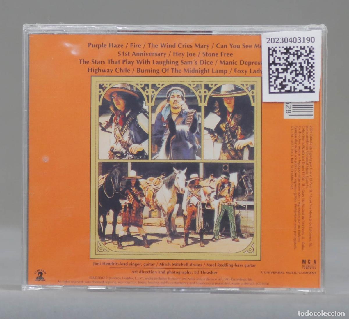CDs de m&uacute;sica: CD. JIMI HENDRIX EXPERIENCE. SMASH HITS. PRECINTADO - Foto 2