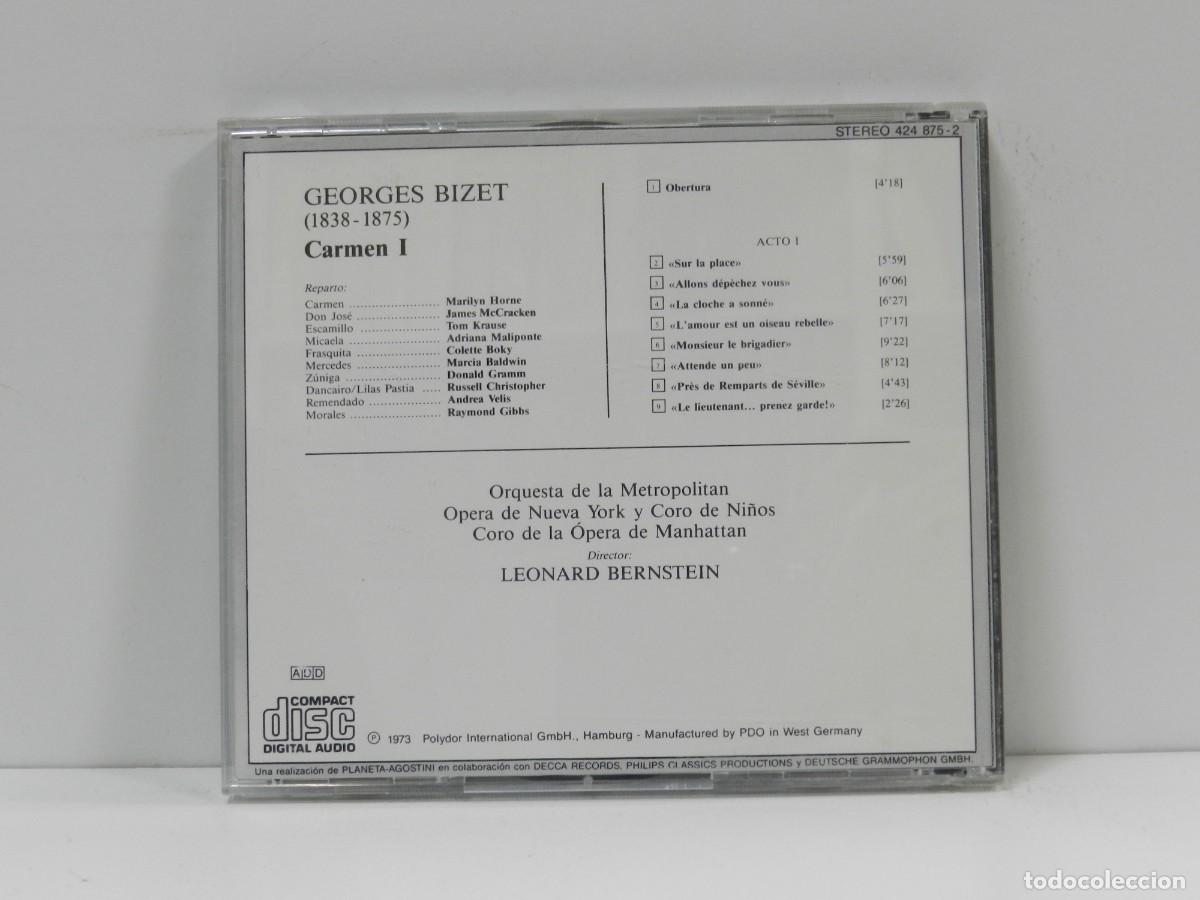 CDs de m&uacute;sica: DISCO CD. Bizet &ndash; Carmen - La Gran &Oacute;pera. COMPACT DISC. - Foto 2