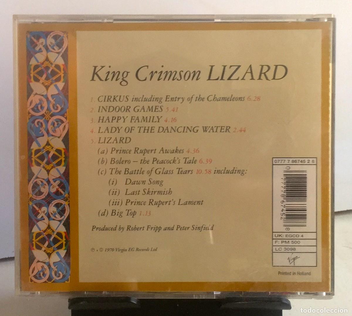 CDs de m&uacute;sica: King Crimson - Lizard - CD - Foto 2
