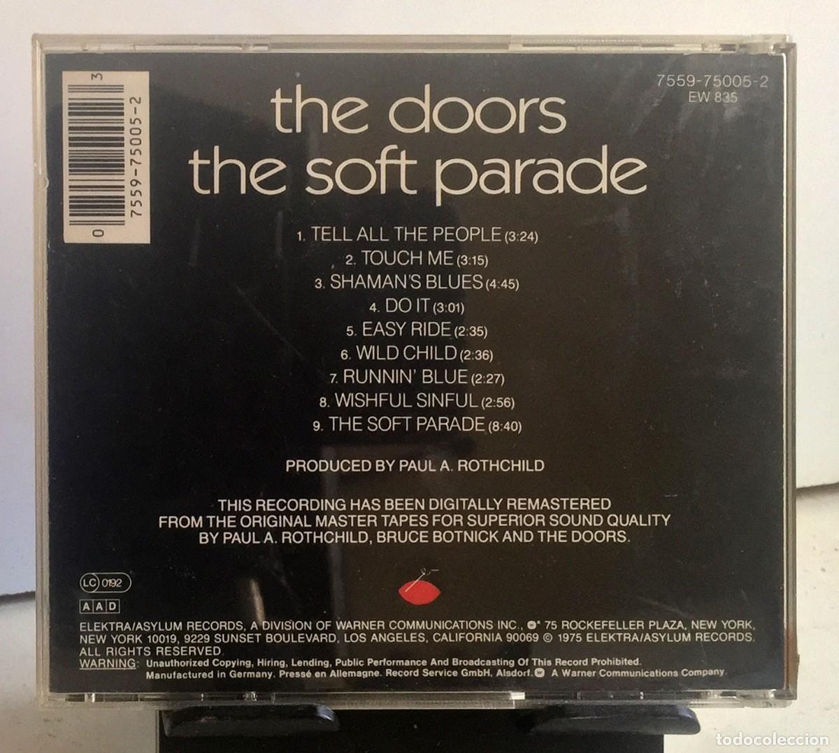 CDs de m&uacute;sica: The Doors - The Soft Parade - CD - Foto 2