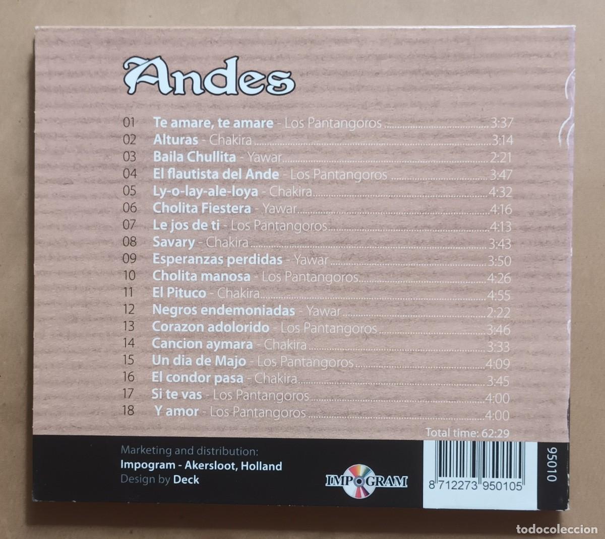 CDs de m&uacute;sica: CD - ANDES - VER TITULOS - Foto 2