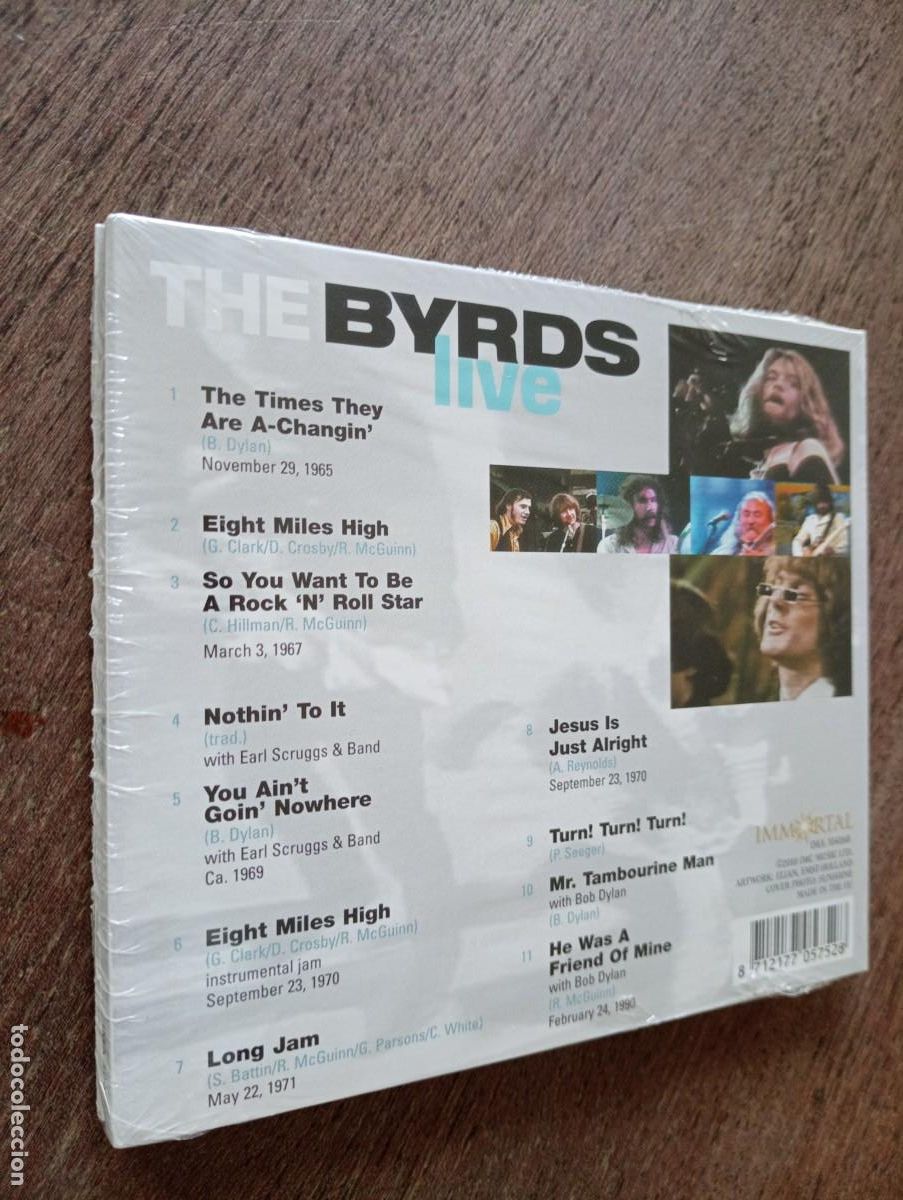 CDs de m&uacute;sica: CD THE BYRDS LIVE - Foto 2