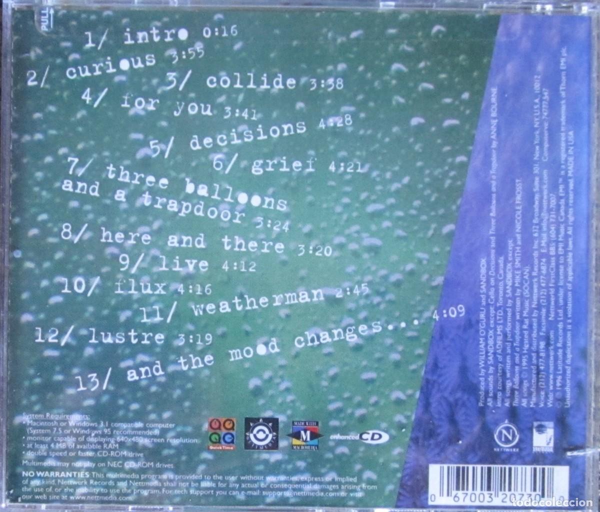 CDs de m&uacute;sica: SANDBOX: BIONIC. ROCK ALTERNATIVO CANADIENSE - Foto 2
