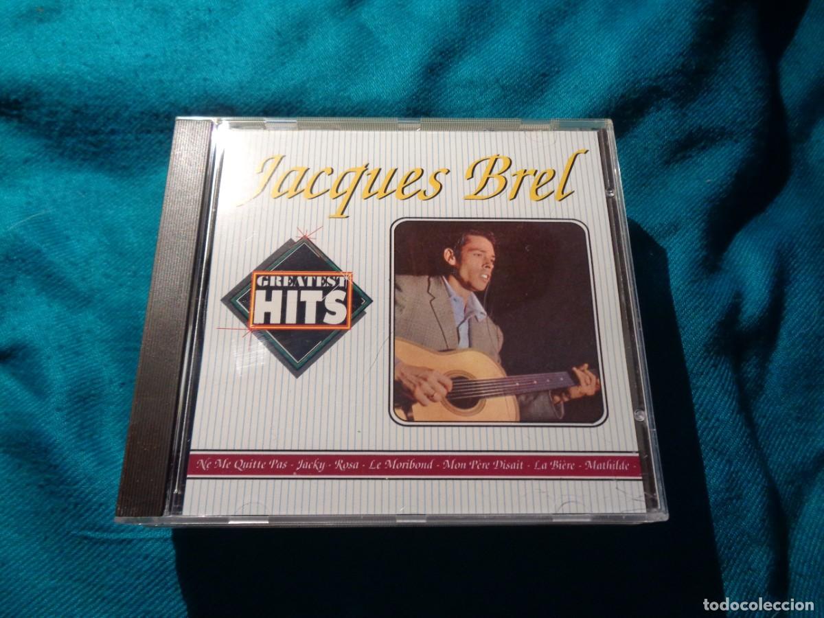 CDs de m&uacute;sica: JACQUES BREL. GREATEST HITS. CD. IMPECABLE(#) - Foto 1