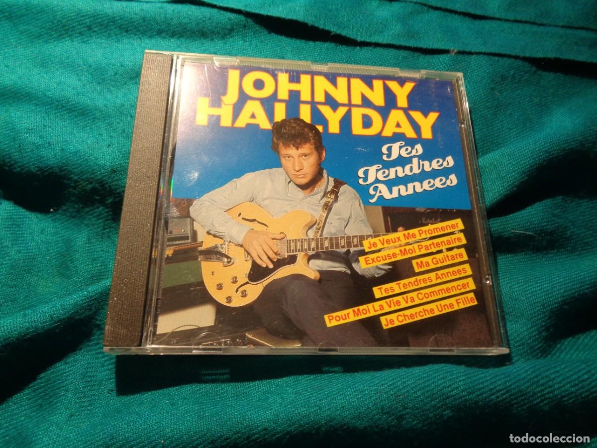 CDs de m&uacute;sica: JOHNNY HALLYDAY. TES TENDRES ANNES. CD. IMPECABLE(#) - Foto 1