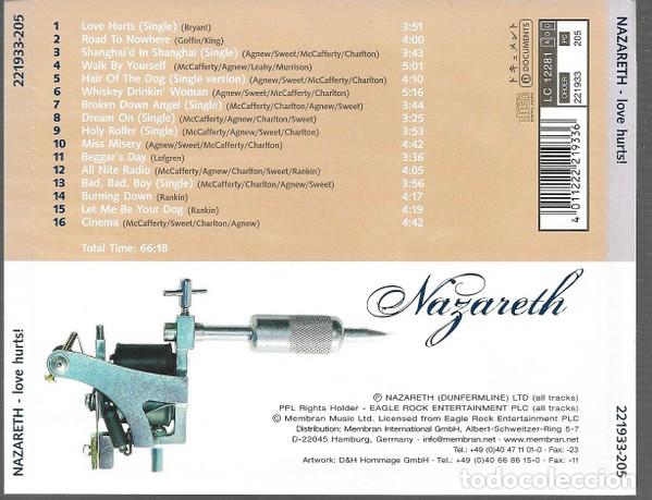 CDs de m&uacute;sica: Nazareth &ndash; Love Hurts! - CD - Foto 2