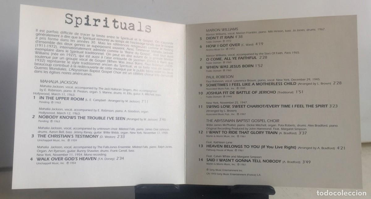 CDs de m&uacute;sica: VV. AA - Spirituals - CD - Foto 4