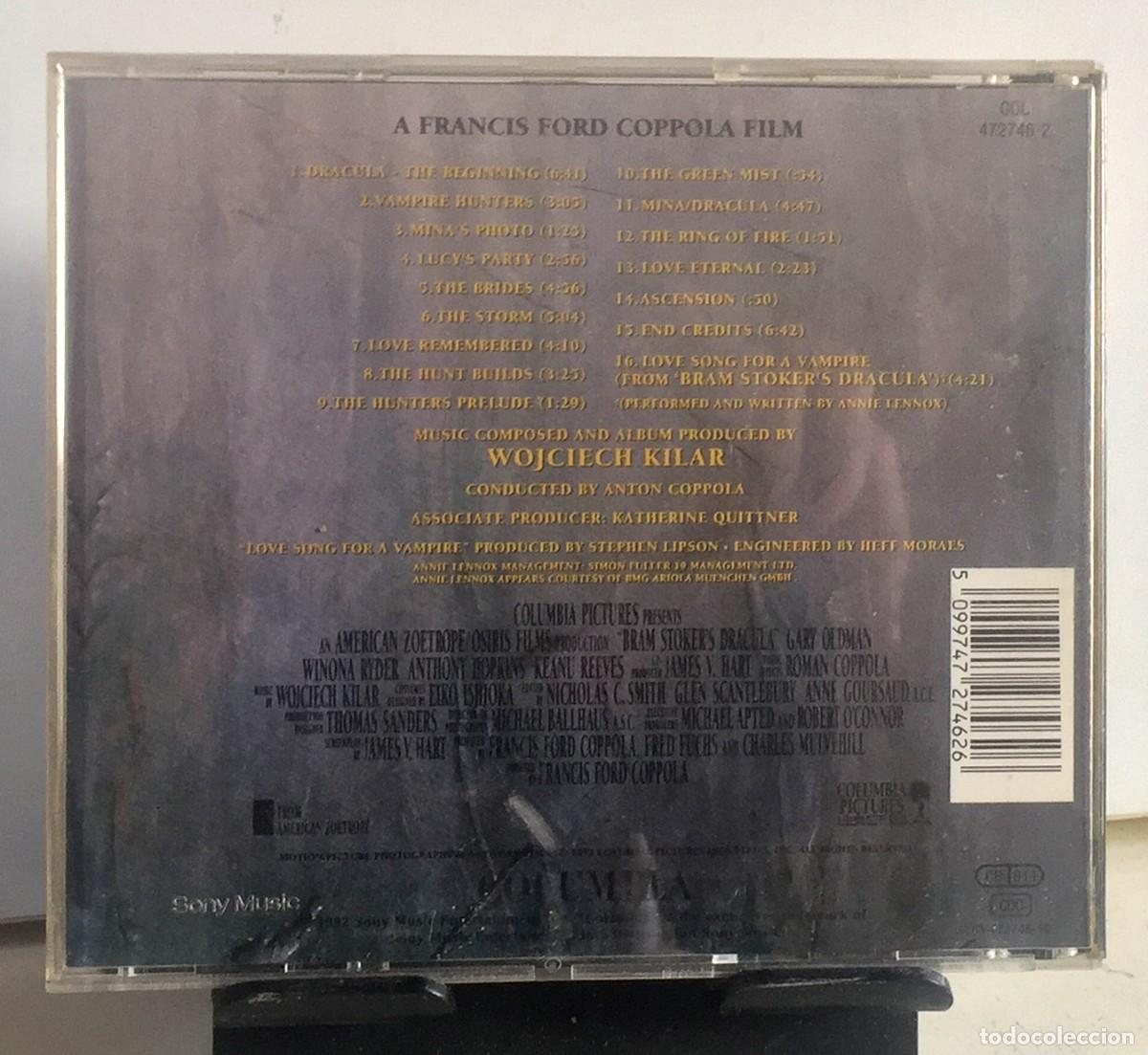 CDs de m&uacute;sica: Bram Stoker&acute;s Dracula - OST - CD - Foto 2