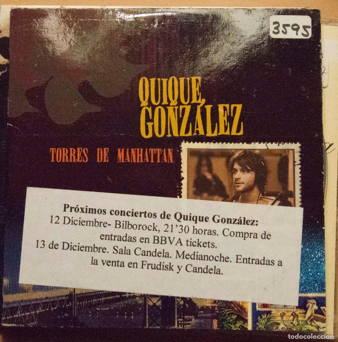 CDs de m&uacute;sica: QUIQUE GONZALEZ &rdquo;pack singles promo&rdquo; - Foto 1