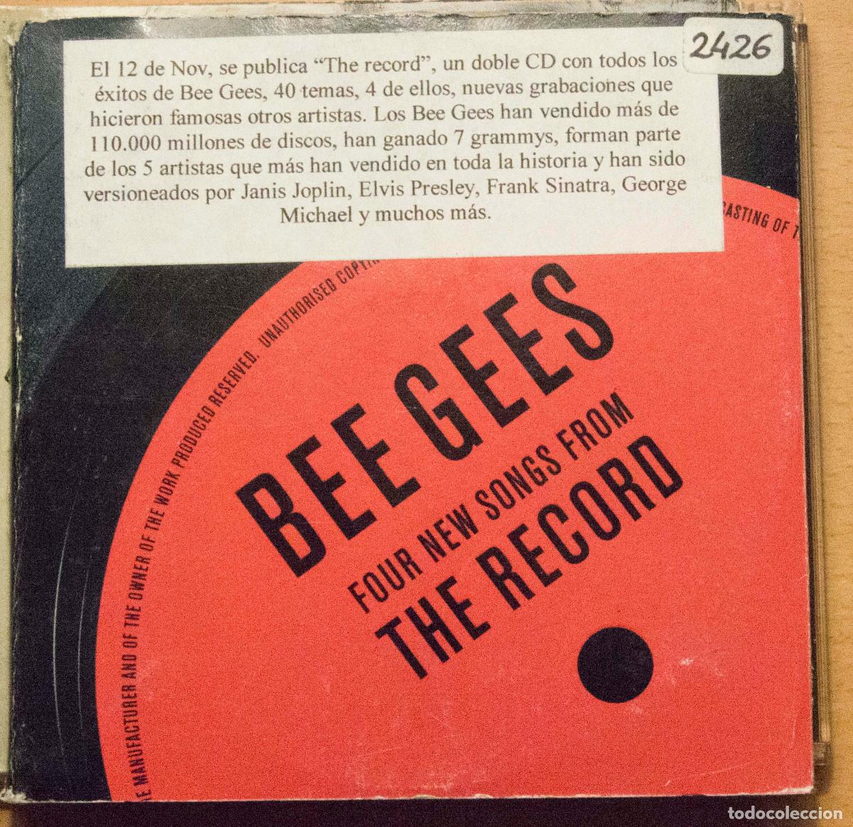 CDs de m&uacute;sica: BEE GEES &rdquo;edicion promo&rdquo; - Foto 1