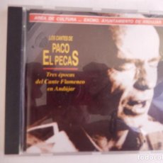 CDs de Música: PACO EL PECAS , LOS CANTES TRES EPOCAS DE CANTE FLAMENCO EN ANDUJAR - CD