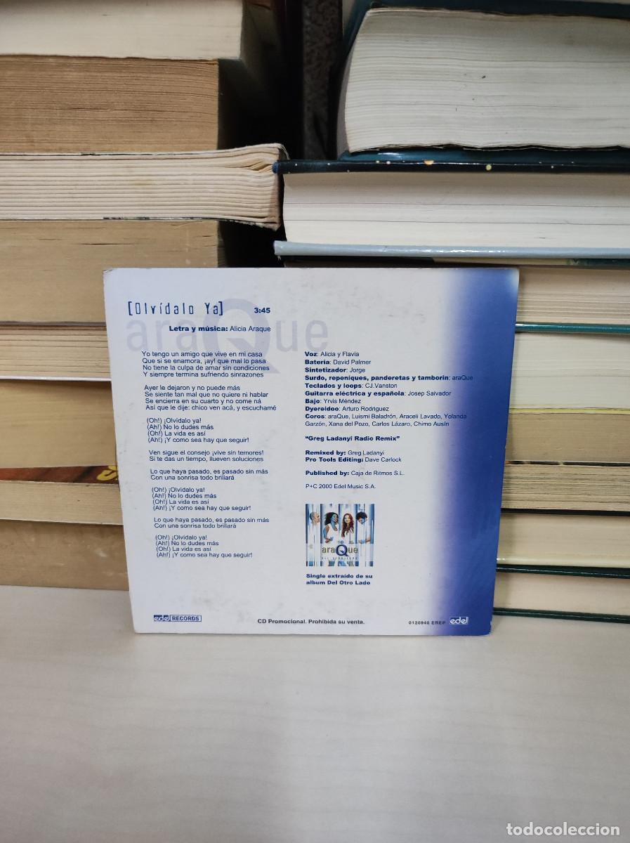 CDs de m&uacute;sica: Araque &ndash; Olvidalo Ya - Foto 2