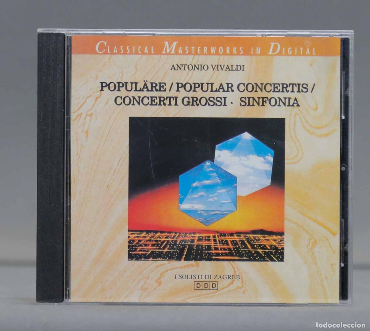 CDs de M&uacute;sica: CD. Vivaldi, I Soliste di Zagreb &ndash; Popul&auml;re / Popular Concertis / Concerti Grossi, Sinfonia