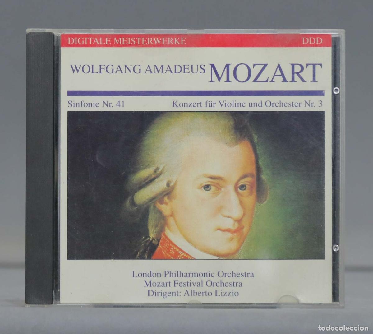 CDs de M&uacute;sica: CD. SINFONIE N 41. KONZERT FUR VIOLINE UND ORCHESTER 3. MOZART. LIZZIO