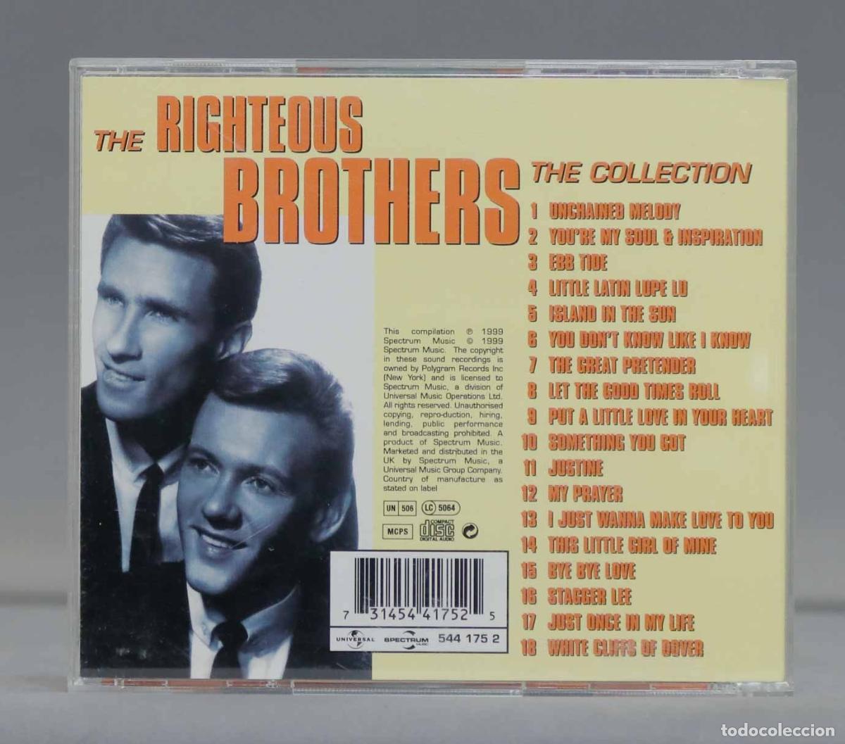 CDs de m&uacute;sica: CD. The Righteous Brothers &ndash; The Collection - Foto 2
