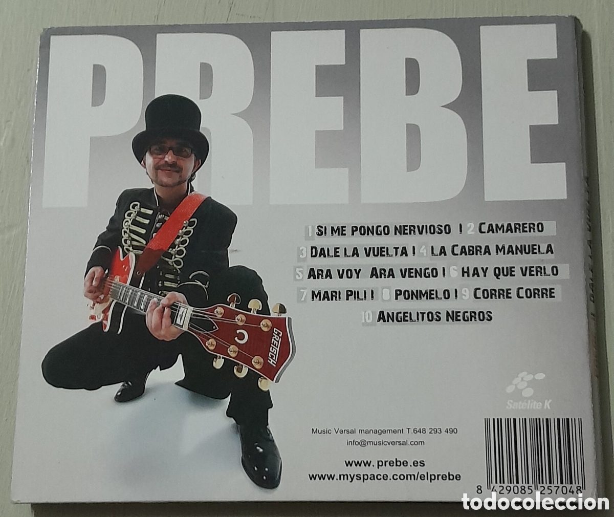 CDs de m&uacute;sica: PREBE - DALE LA VUELTA - Foto 2