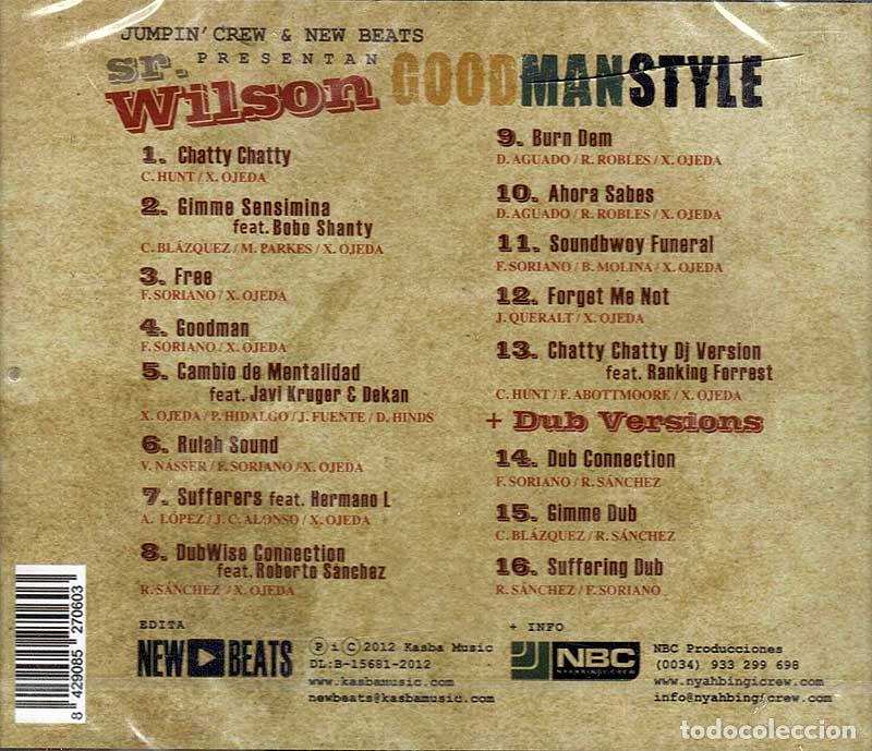 CDs de m&uacute;sica: Sr. Wilson - Good Man Style. CD (precintado) - Foto 2