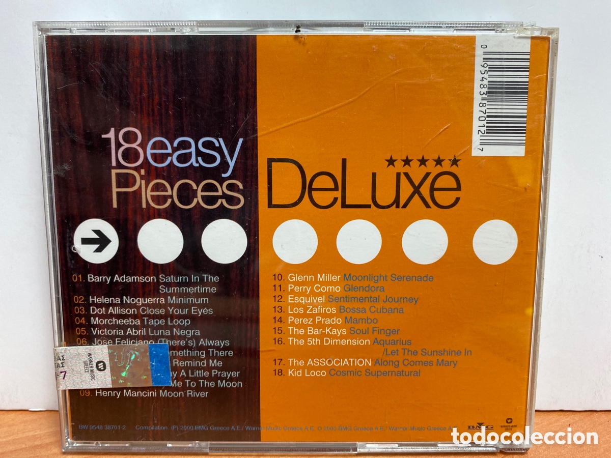 CDs de m&uacute;sica: Various - DeLuxe - 18 Easy Pieces (CD, Comp) *Precintado* - Foto 2